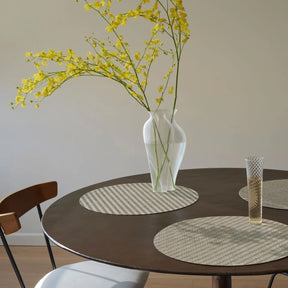 Foxtail Round Table Mat | Ecru