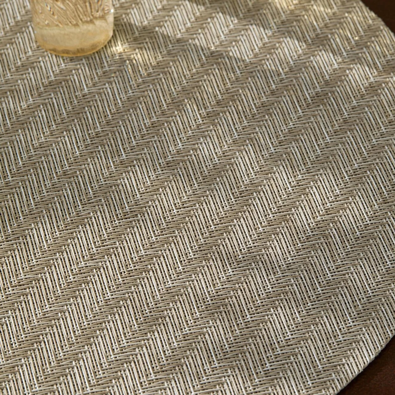 Foxtail Round Table Mat | Ecru