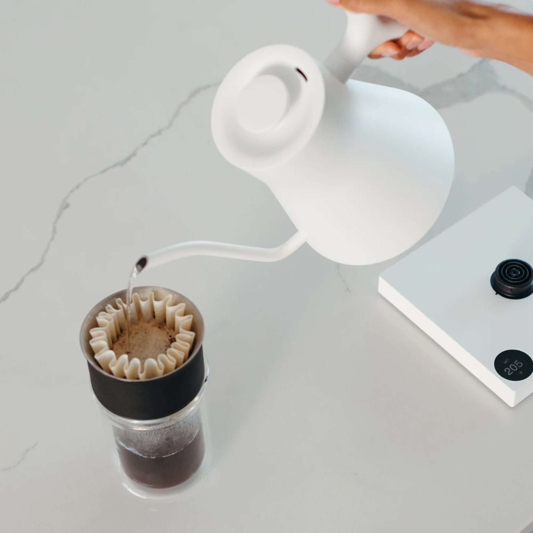 Fellow Stagg EKG Pro Electric Kettle | Matte White