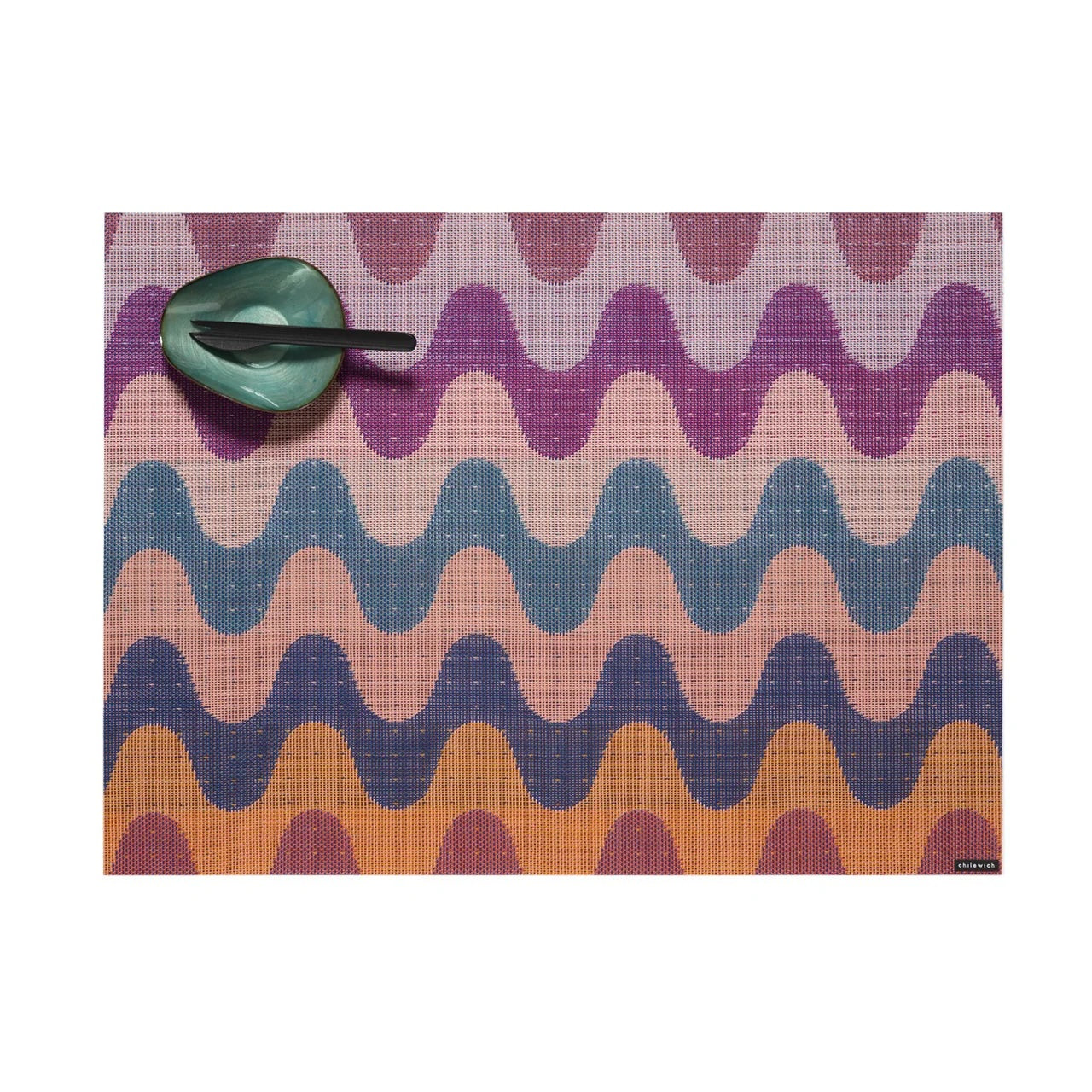 Wiggle Placemat | Heatwave - Chilewich LLC - bluecashew kitchen homestead