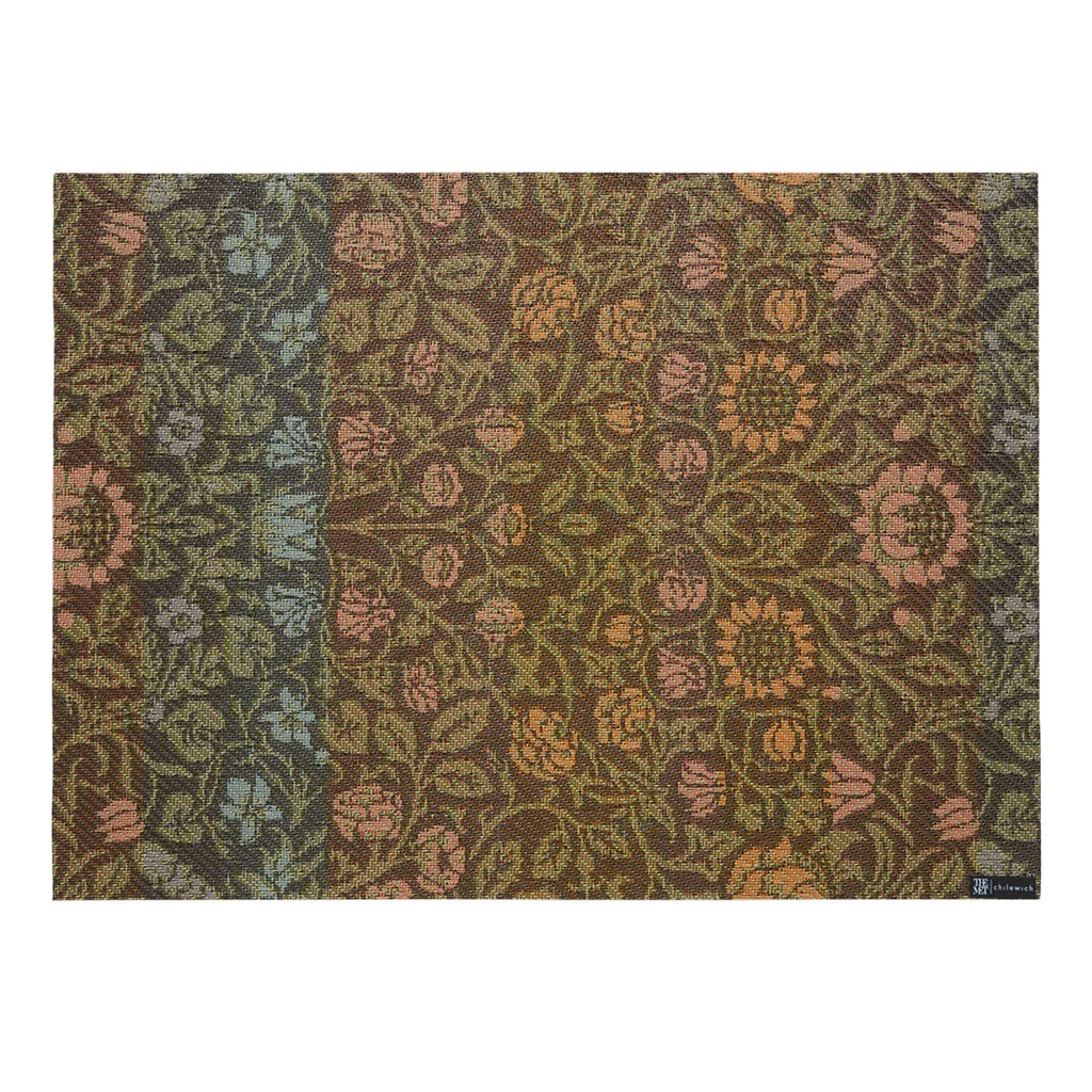 William Morris Placemat | Dark Multi - Chilewich LLC - bluecashew kitchen homestead