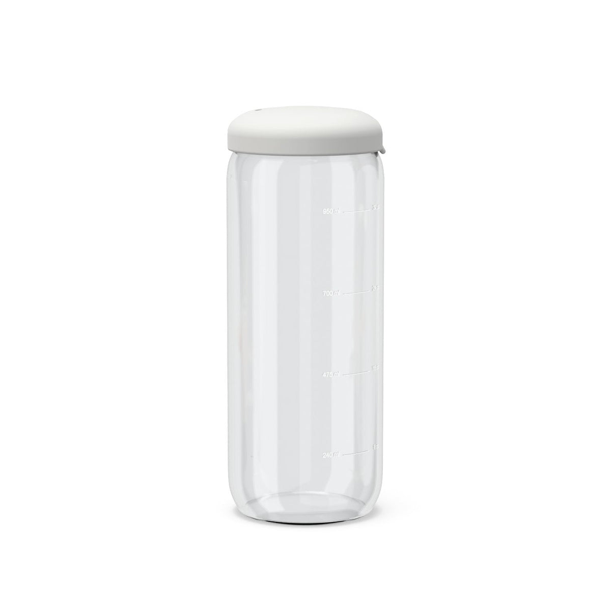 Food Storage Jar in Borosilicate Glass 34 oz - Cloud: Cloud - EKOBO - bluecashew kitchen homestead
