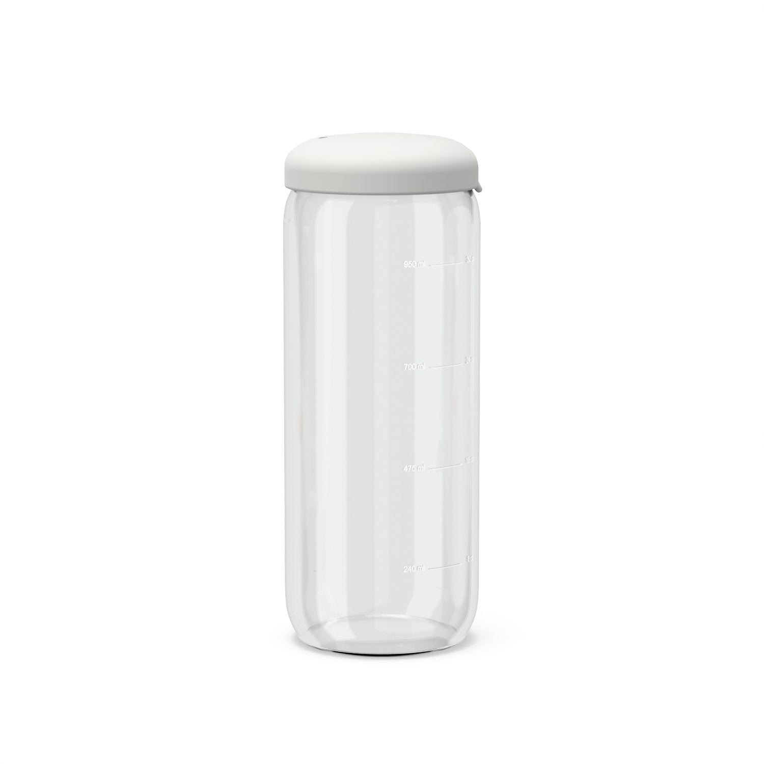 Food Storage Jar in Borosilicate Glass 34 oz - Cloud: Cloud - EKOBO - bluecashew kitchen homestead