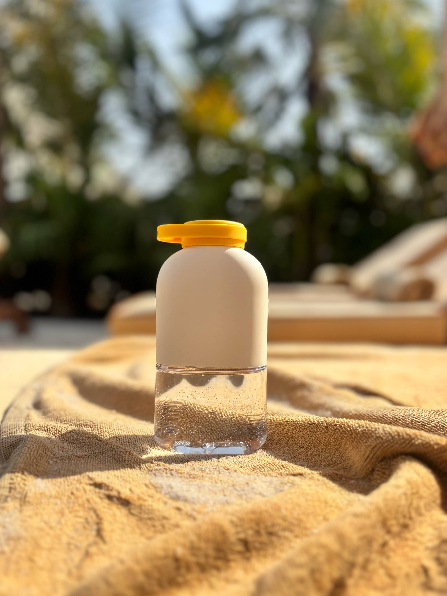 Slim Water Bottle | Ivory + Mimosa