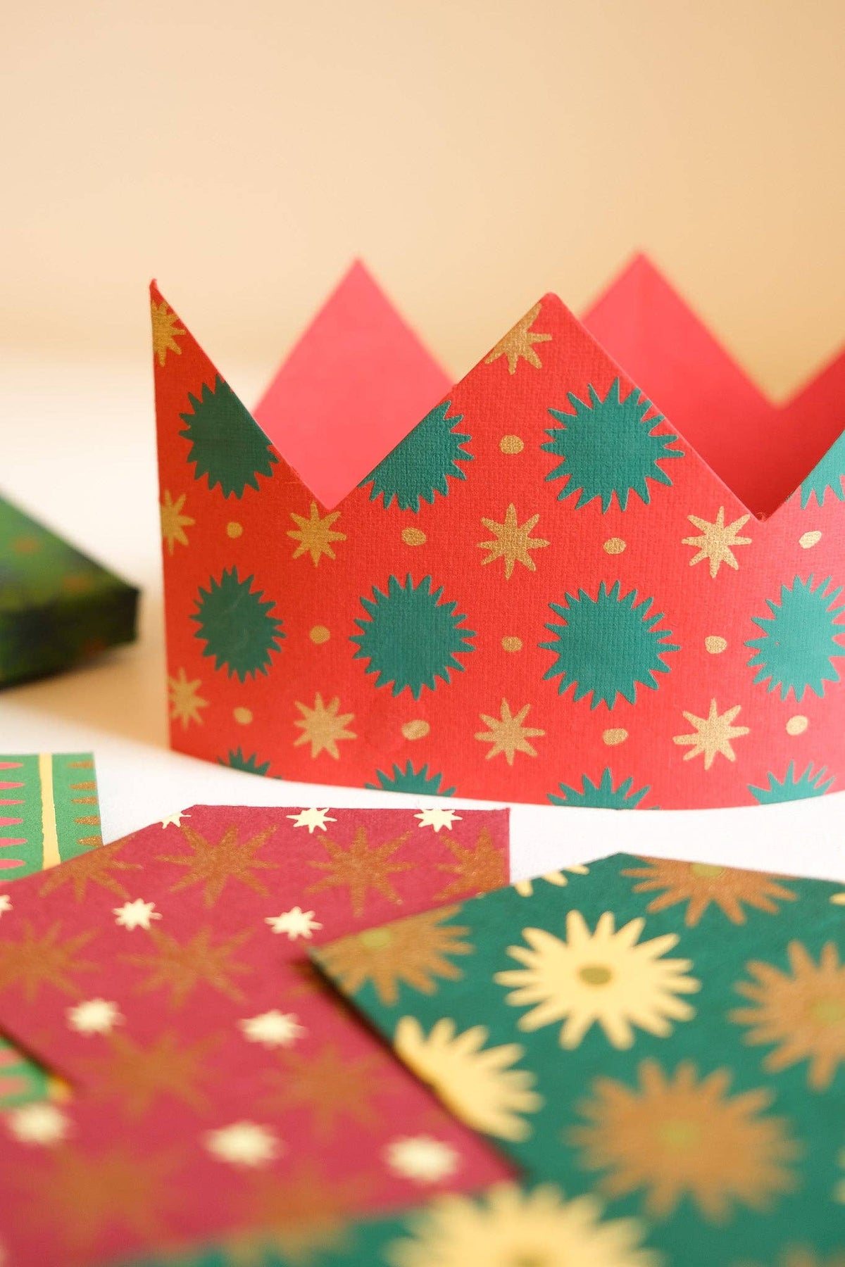 Festive Paper Crowns - East End Press - bluecashew kitchen homestead