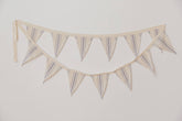Striped Cotton Bunting: Blue Stripe - Will & Atlas - bluecashew kitchen homestead