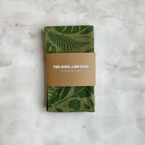 Jungle Tea Towel | Green - The Rise and Fall - Bluecashew Kitchen Homestead
