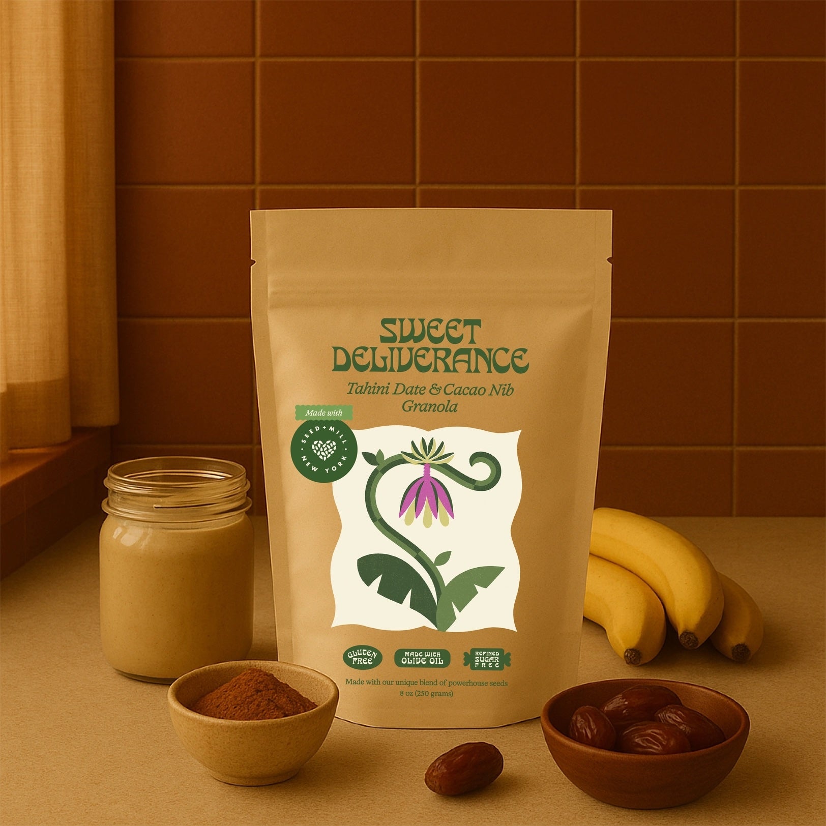 Tahini Date & Cacao Nib Granola