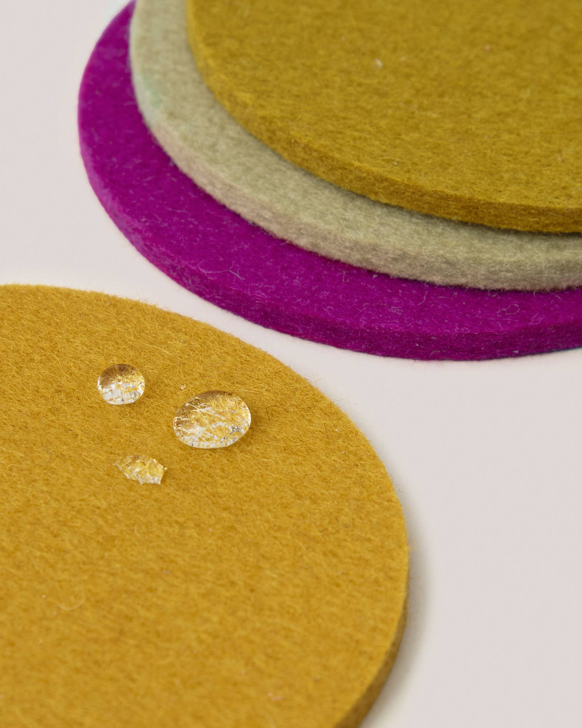 Bierfilzl Round Coasters | Golden Hour