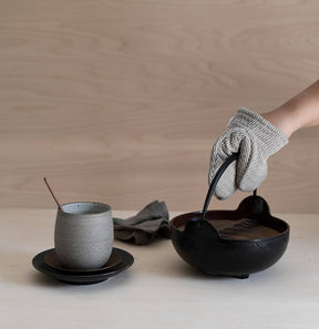 Mini Oven Mitts | Clay Stone - The Organic Company - bluecashew kitchen homestead
