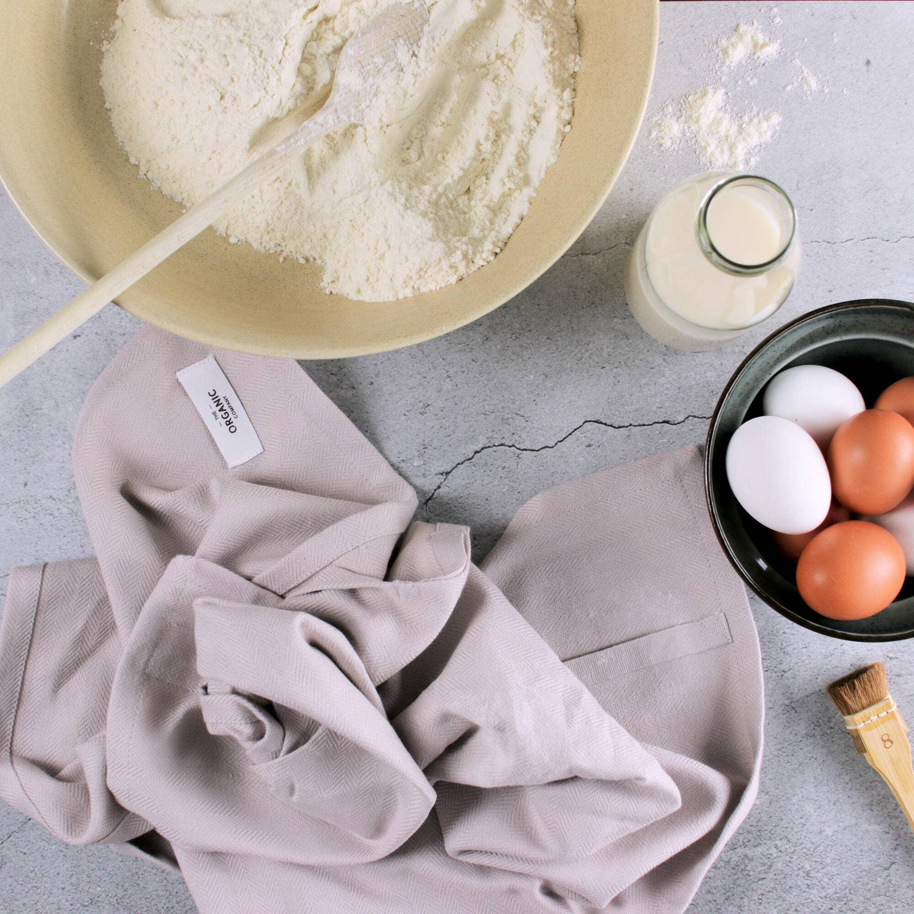 Kitchen Towel | Dusty Lavender - The Organic Company - Bluecashew Kitchen Homestead