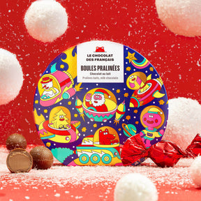 Galactique Christmas Praline Tin - Le Chocolat de Francais - bluecashew kitchen homestead