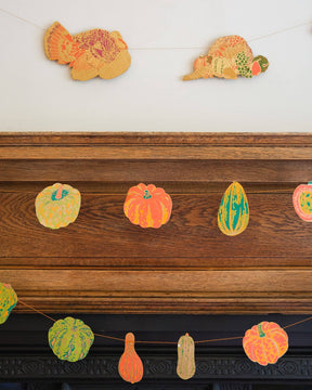 Squash + Pumpkins Garland - East End Press - bluecashew kitchen homestead