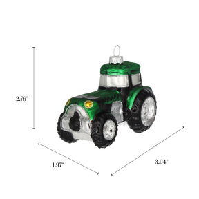 Green Tractor Ornament