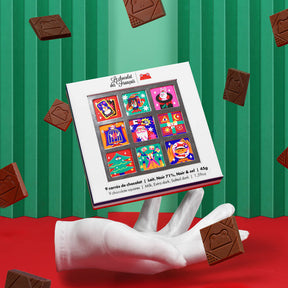 Christmas Box of Chocolate Squares