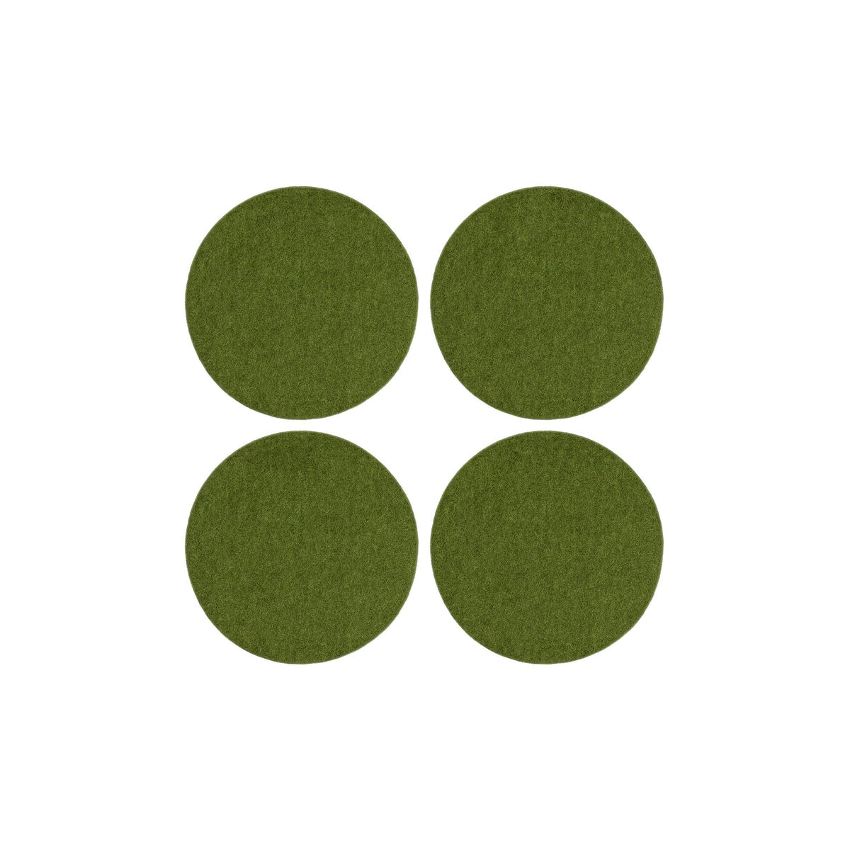 Bierfilzl Round Coasters | Loden Green