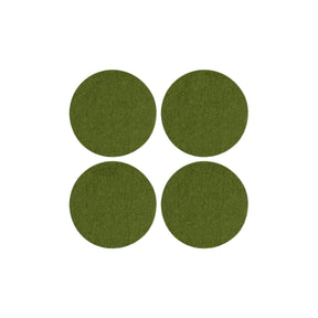 Bierfilzl Round Coasters | Loden Green
