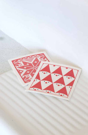 Swedish Dishcloth - Ski Season - Cose Nuove - bluecashew kitchen homestead
