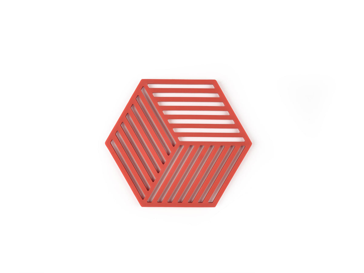 Hexagon Trivet | Burned Red