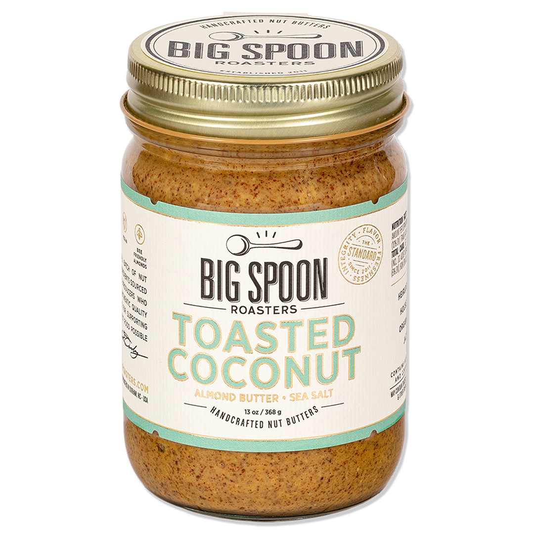 Toasted Coconut Almond Butter - Big Spoon Roasters - bluecashew kitchen homestead