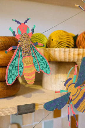 Insects Sewn Garland - East End Press - bluecashew kitchen homestead