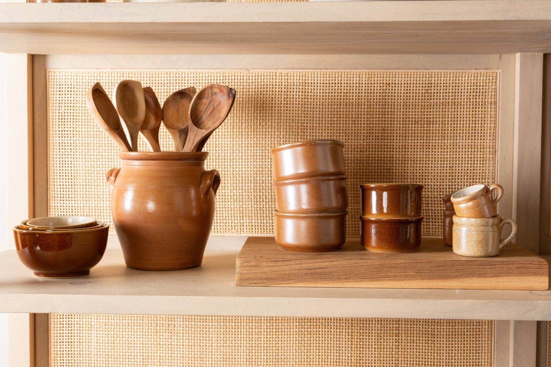 Round Bowl: Brown / X Small - Une Vie Nomade - bluecashew kitchen homestead