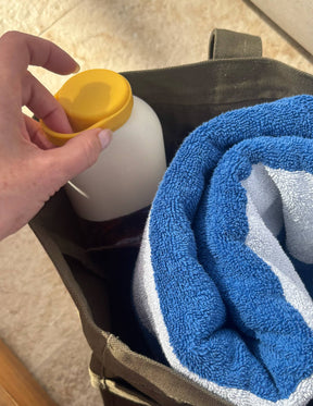 Slim Water Bottle | Ivory + Mimosa