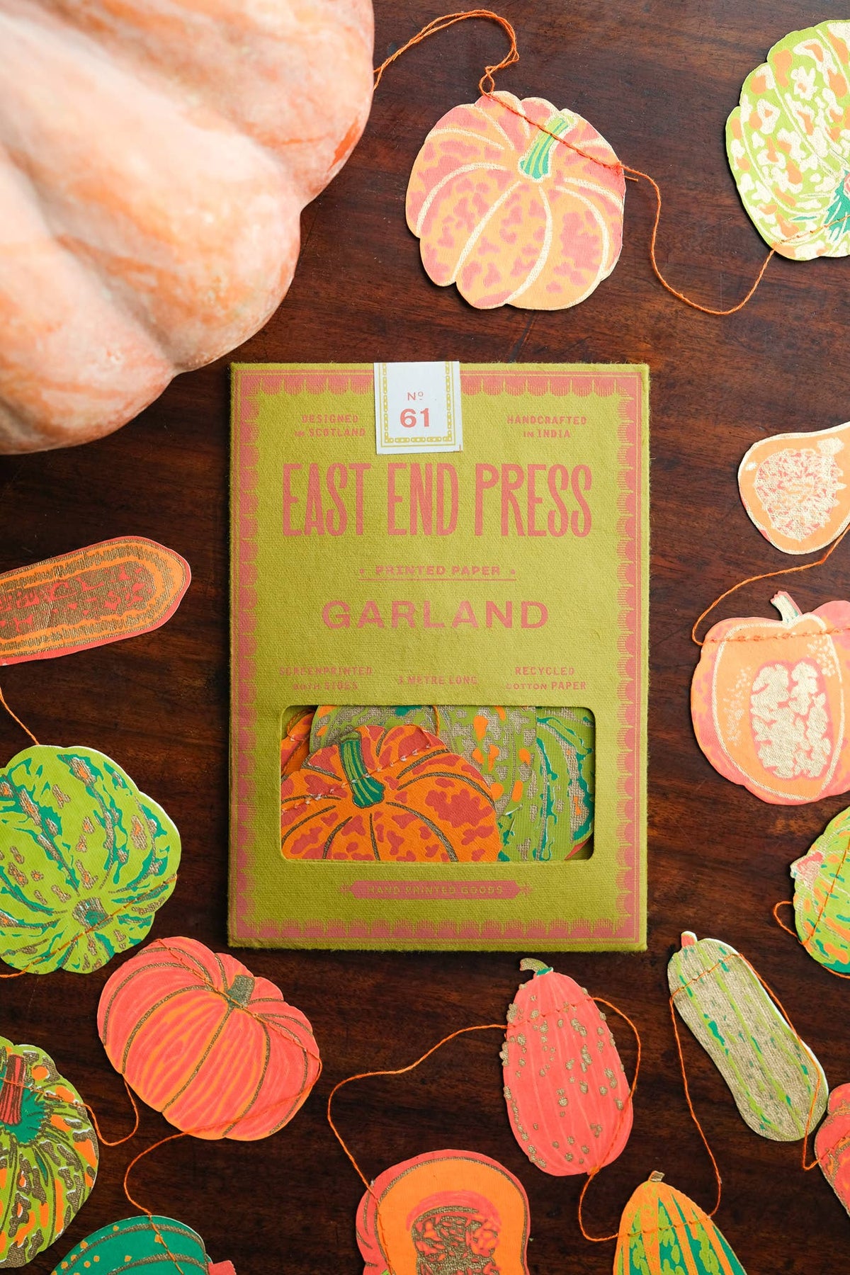 Squash + Pumpkins Garland - East End Press - bluecashew kitchen homestead