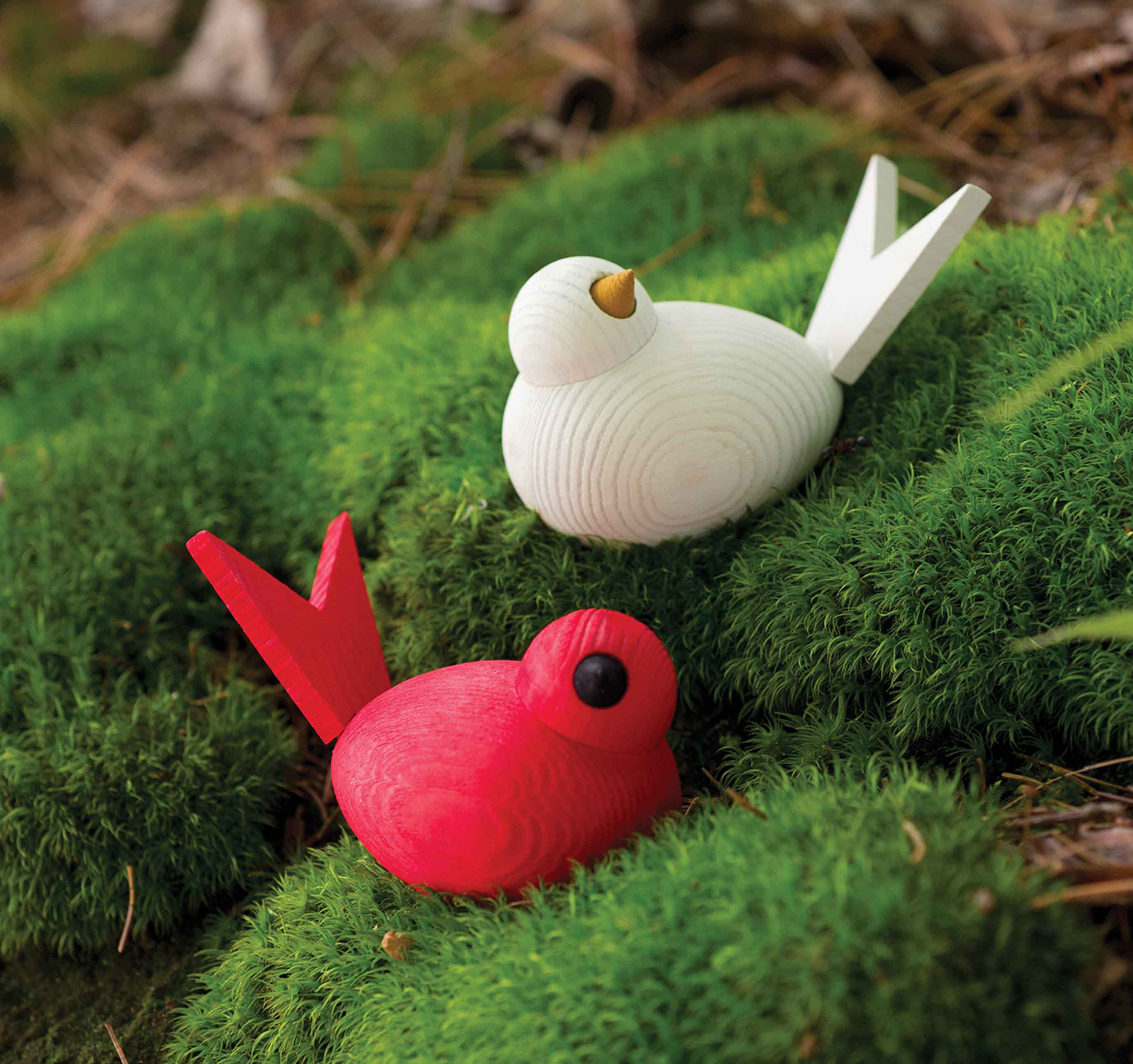 Swedish Wooden Bird - Red - Cose Nuove - bluecashew kitchen homestead