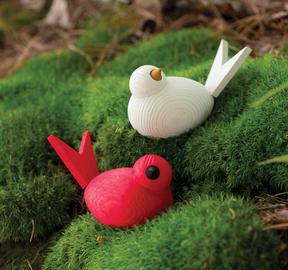 Swedish Wooden Bird - Red - Cose Nuove - bluecashew kitchen homestead