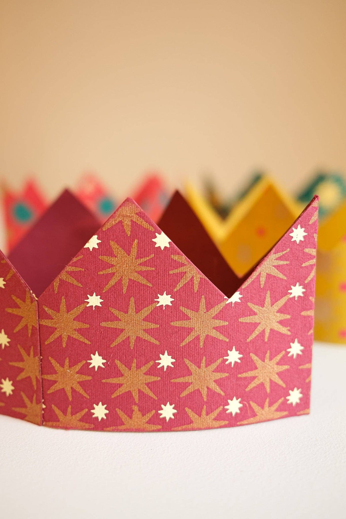 Festive Paper Crowns - East End Press - bluecashew kitchen homestead