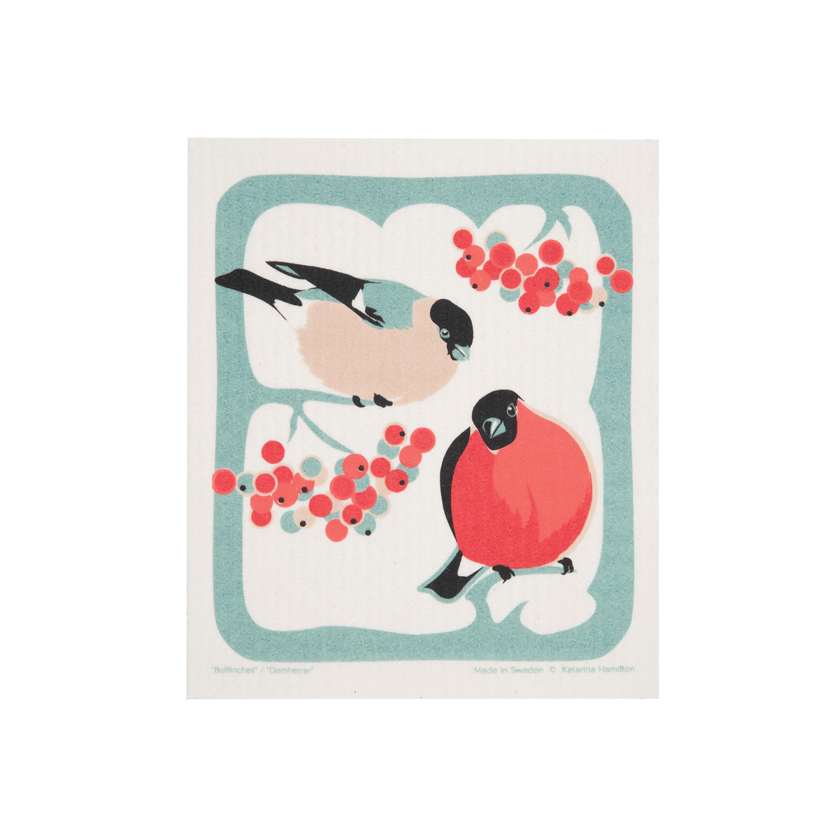 Bullfinch Swedish Dishcloth