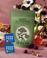 Sour Cherry & Pistachio Rose Granola - Sweet Deliverance - bluecashew kitchen homestead