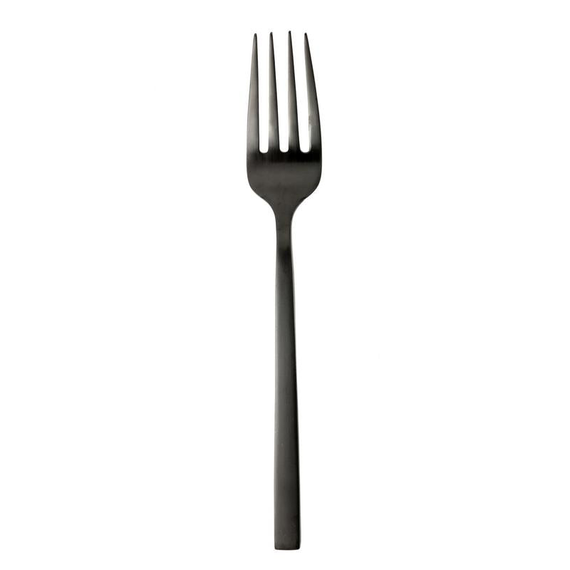 Fortessa Arezzo Serving Fork | Brushed Black - Fortessa Inc - Bluecashew Kitchen Homestead