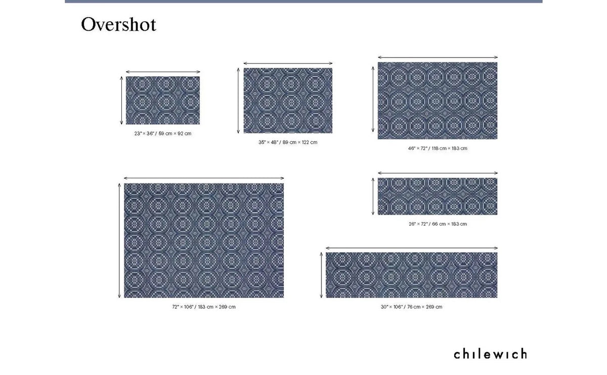 Chilewich - Pebble Floor Mat in Ore - 30X106