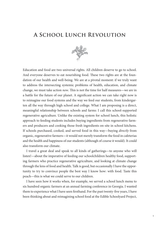 A School Lunch Revolution | by Alice Waters