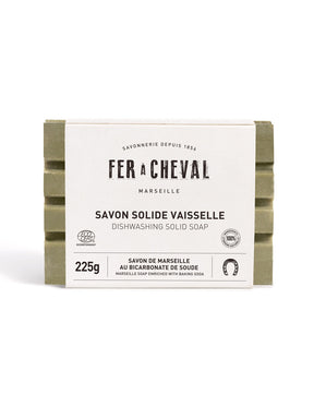 Fer à Cheval DISHWASHING SOLID SOAP 225G - Fer a Cheval - Bluecashew Kitchen Homestead