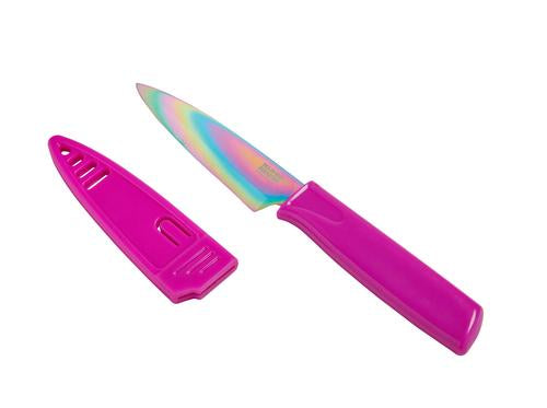 Rainbow Serrated Paring Knife - Kuhn Rikon -bluecashew kitchen homestead