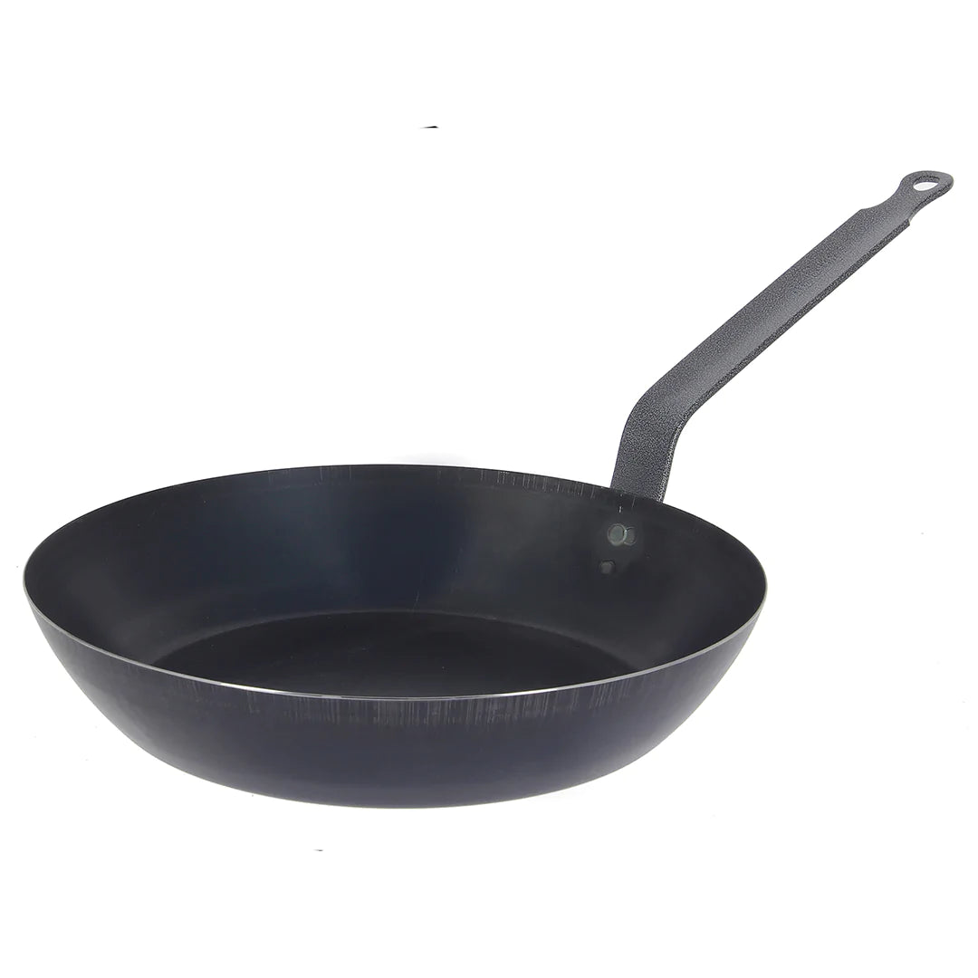 LA LYONNAISE Blue Carbon Steel Fry Pan | 10.25" - De Buyer - Bluecashew Kitchen Homestead