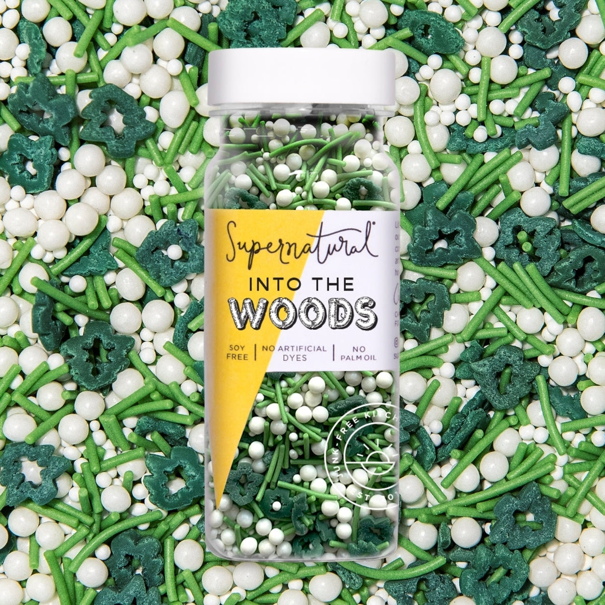 Dye-Free Into The Woods Pop! Nonpareil Sprinkles - Supernatural, Inc -bluecashew kitchen homestead