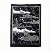Night Sky Kitchen Towel | Black - The Rise and Fall - Bluecashew Kitchen Homestead