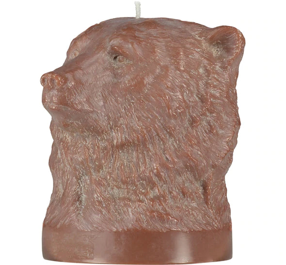 Bear Head Candle | Rose Beige - British Colour Standard -bluecashew kitchen homestead