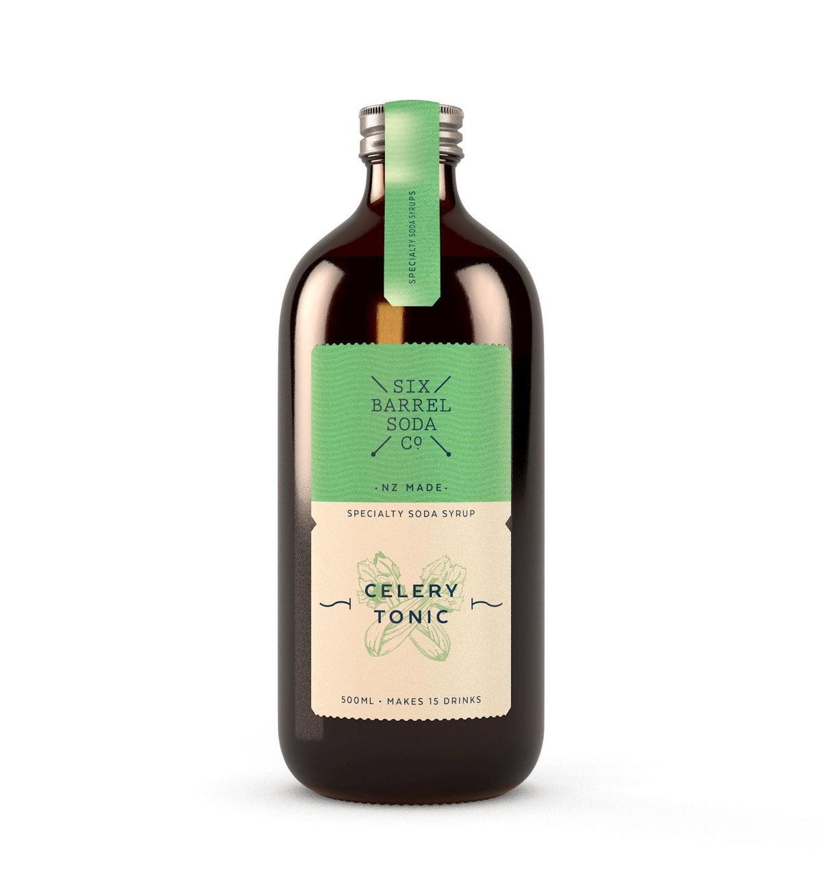 Celery Tonic Syrup - Six Barrel Soda Co. -bluecashew kitchen homestead