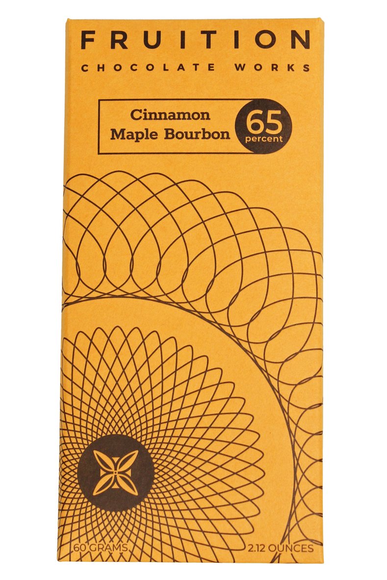 Cinnamon Bourbon Dark Milk Chocolate 65% - Fruition -bluecashew kitchen homestead