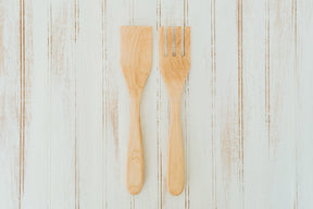 Maple Salad Servers - Holland Bowl Mill - Bluecashew Kitchen Homestead