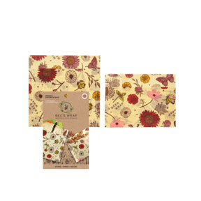 Bee's Wrap | Meadow Magic Vegan Snack + Sandwich Bags - Bee's Wrap - Bluecashew Kitchen Homestead