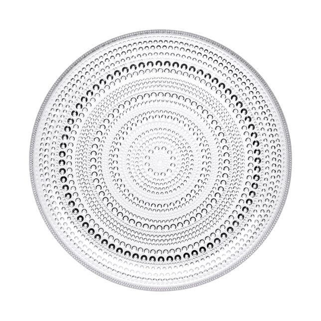 Kastehelmi Clear Plate, 10.5" - Iittala - Bluecashew Kitchen Homestead