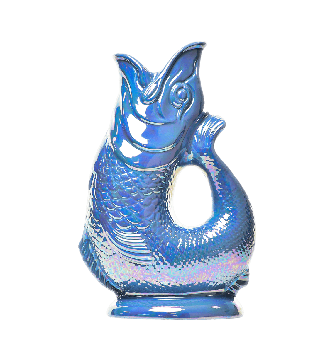 Gluggle Jug XL | Sea Blue Lustre - WADE Ceramics - Bluecashew Kitchen Homestead