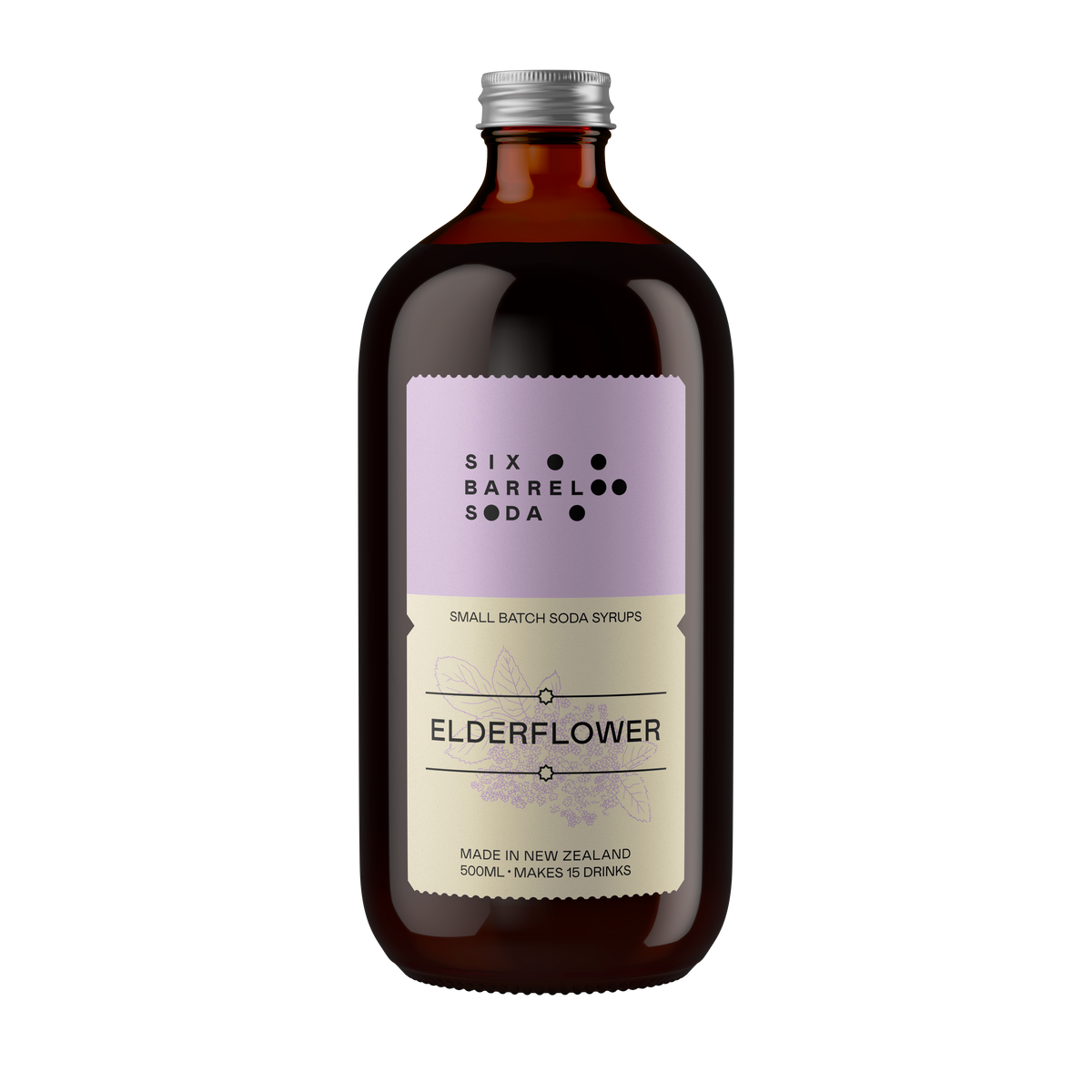 Elderflower Syrup - Six Barrel Soda Co. - Bluecashew Kitchen Homestead
