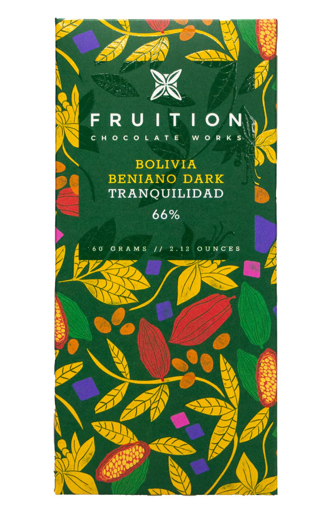 Bolivia Beniano Dark Tranquilidad 66% - Fruition Chocolate Inc. - Bluecashew Kitchen Homestead